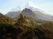 Caspar David Friedrich The Watzmann oil on canvas